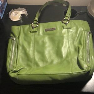Green Coach purse